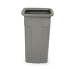 Toter 25 gal Square Trash Can, Graystone SSC25